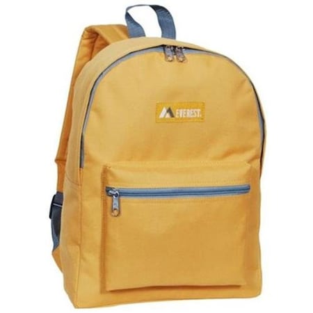 EVEREST Everest 1045K-YE Basic Backpack - Yellow 1045K-YE
